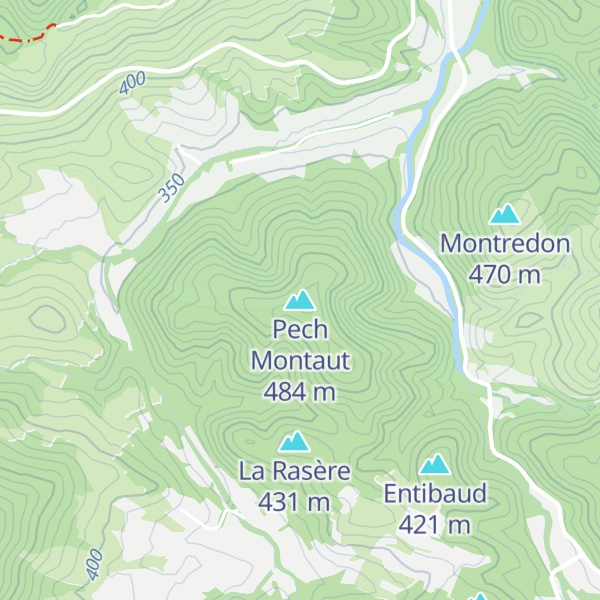 Map of Pech Montaut