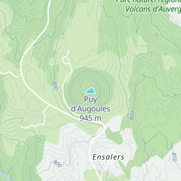 Map of Puy d'Augoules