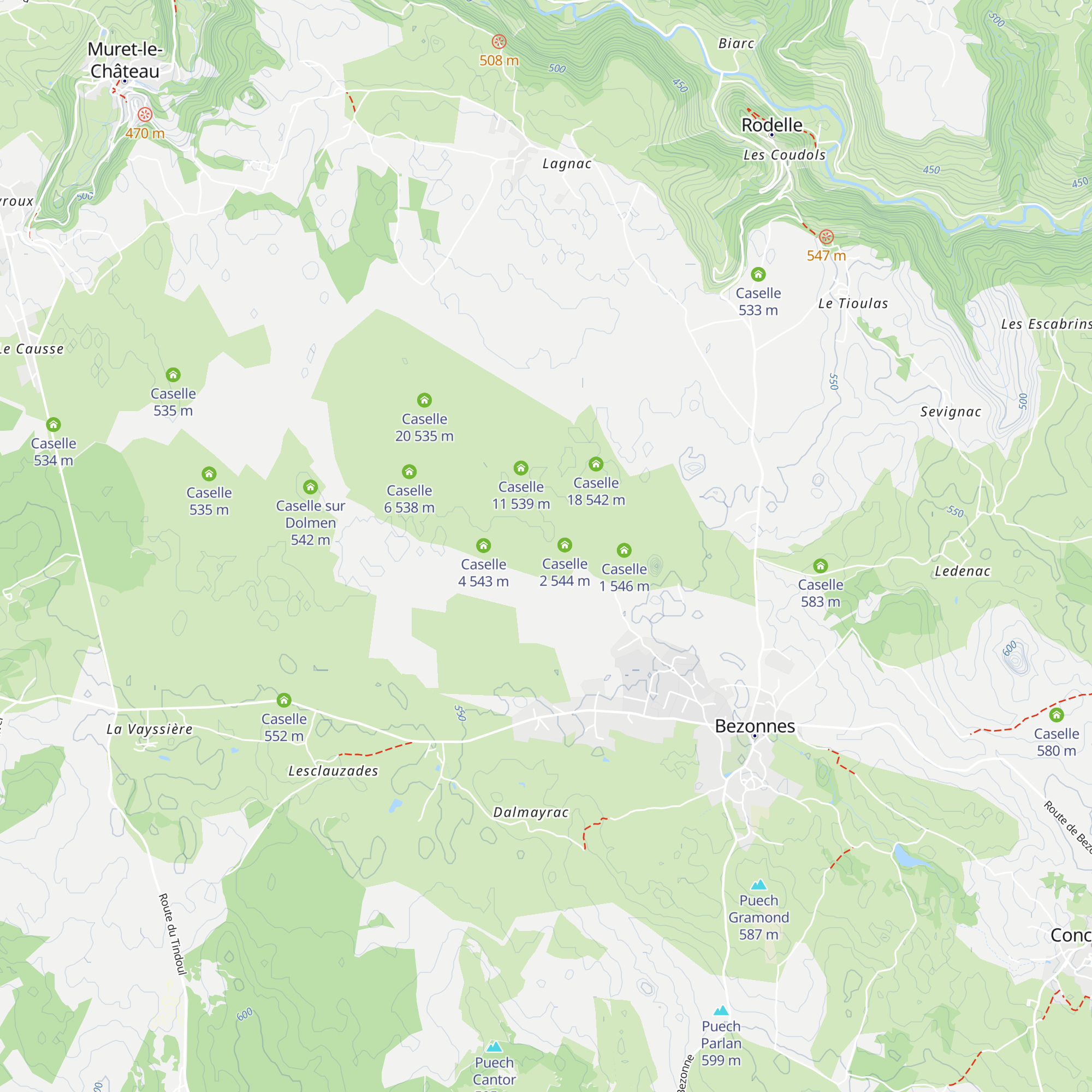 Caselle 3 map