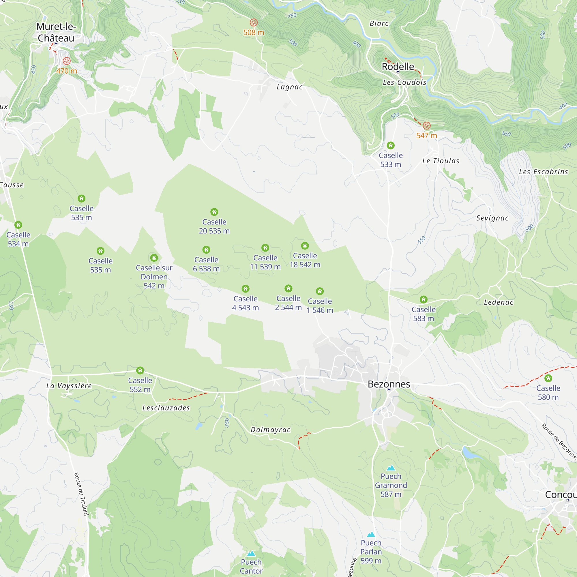 Caselle 2 map