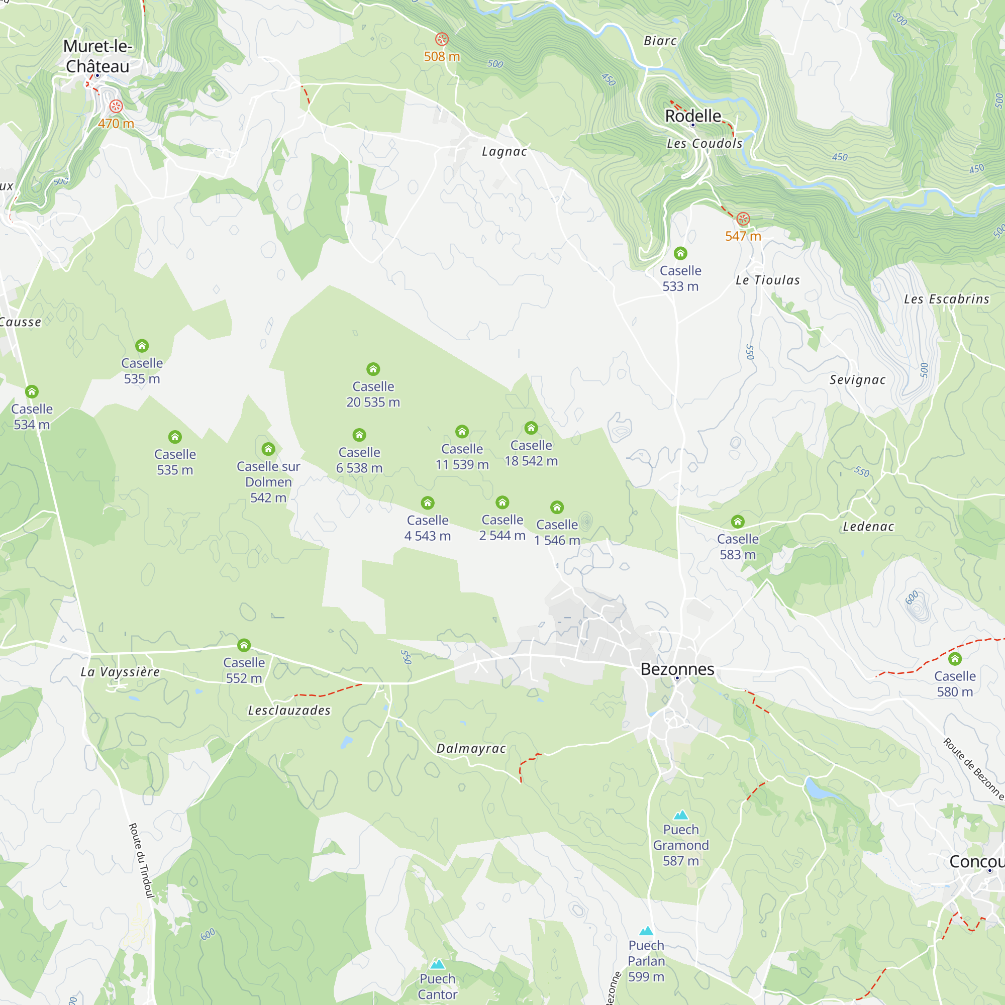 Caselle 2 map