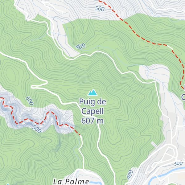 Map of Puig de Capell