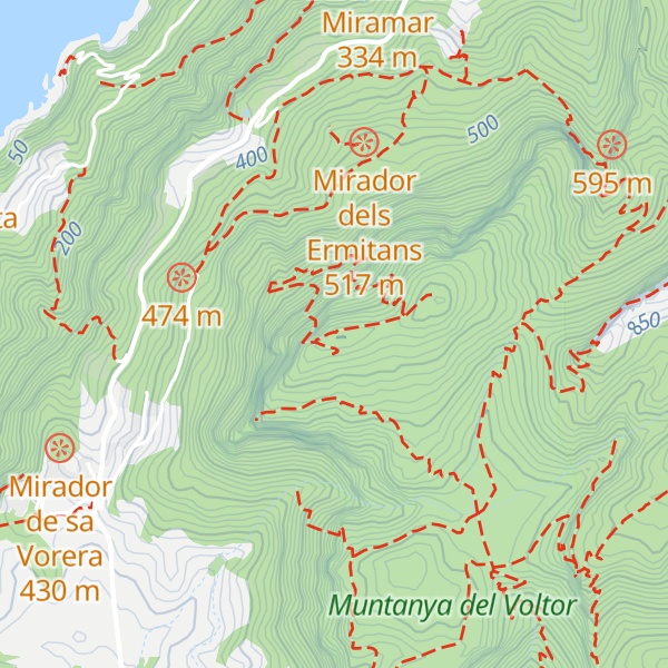 Map of Sa Talaia Vella