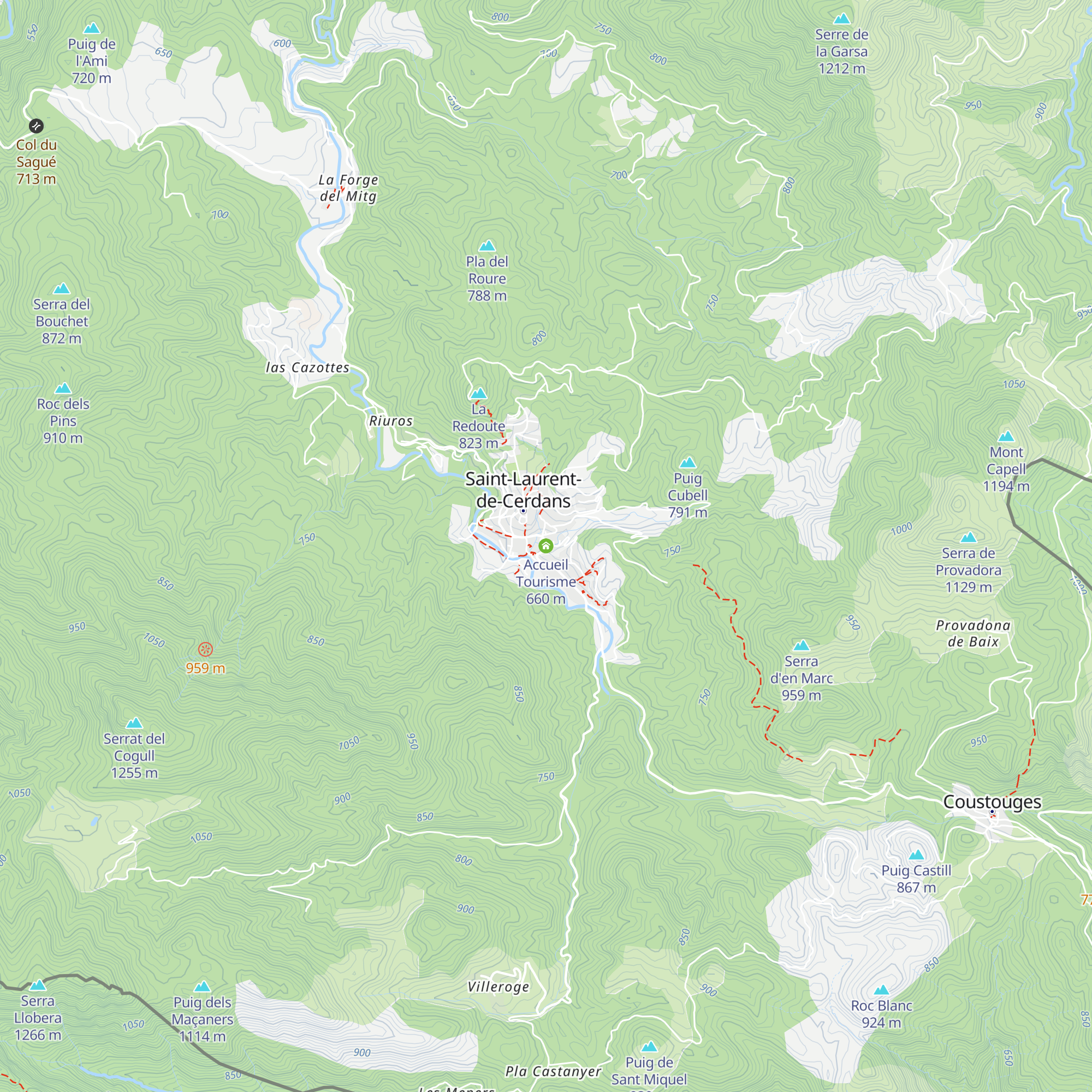 Accueil Tourisme map