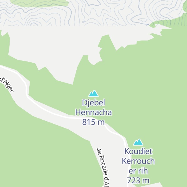 Map of Djebel Hennacha