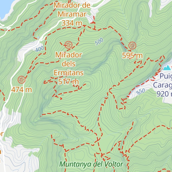 Map of Refugi de s'Arxiduc