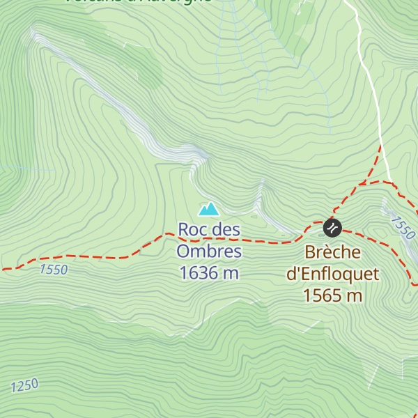 Map of Roc des Ombres