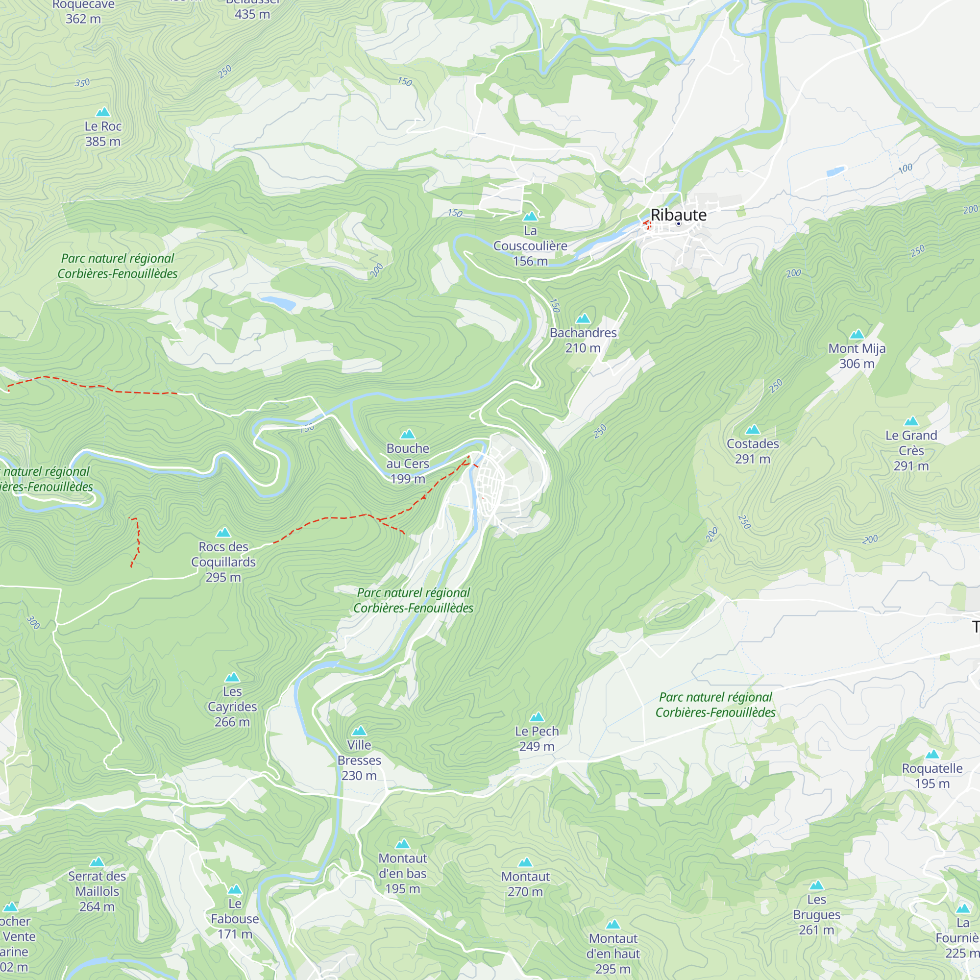 Office de Tourisme intercommunal Corbières Minervois map