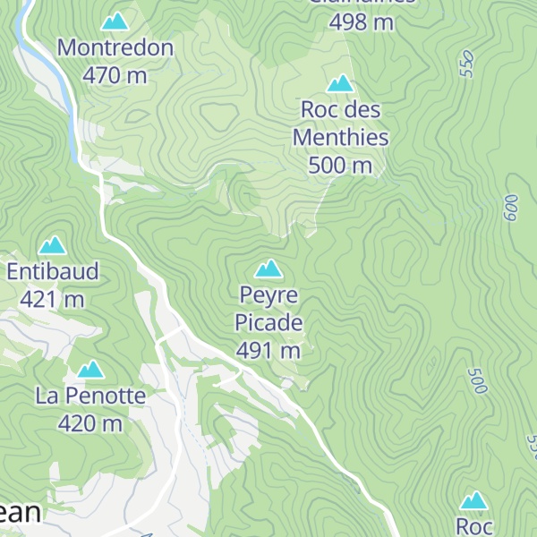 Map of Peyre Picade