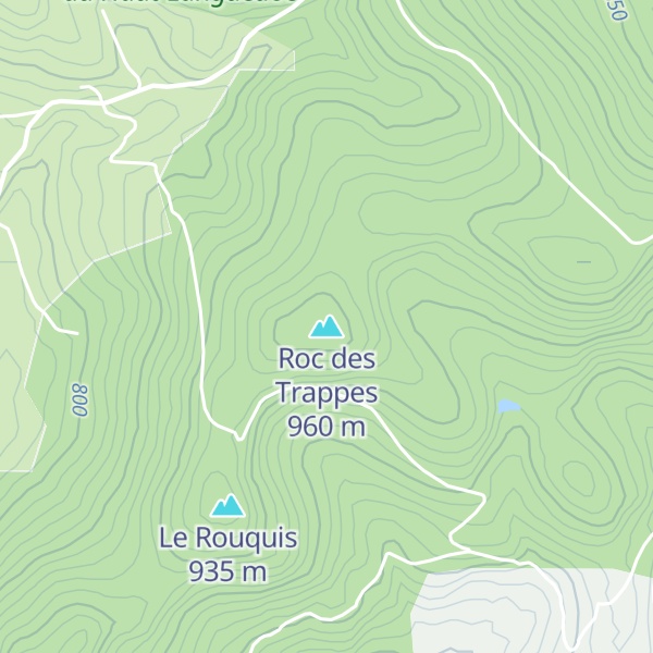 Map of Roc des Trappes