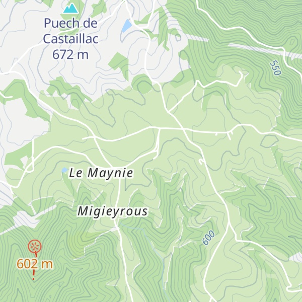 Map of Gîte Lo Soulenquo
