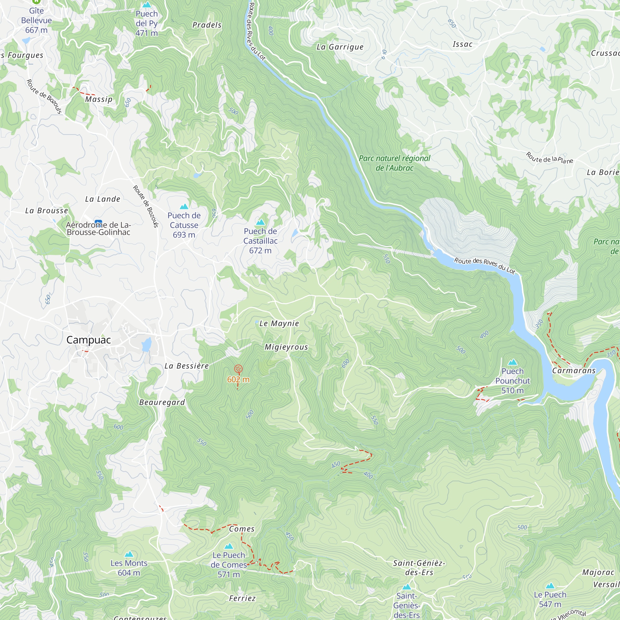 Gîte Lo Soulenquo map