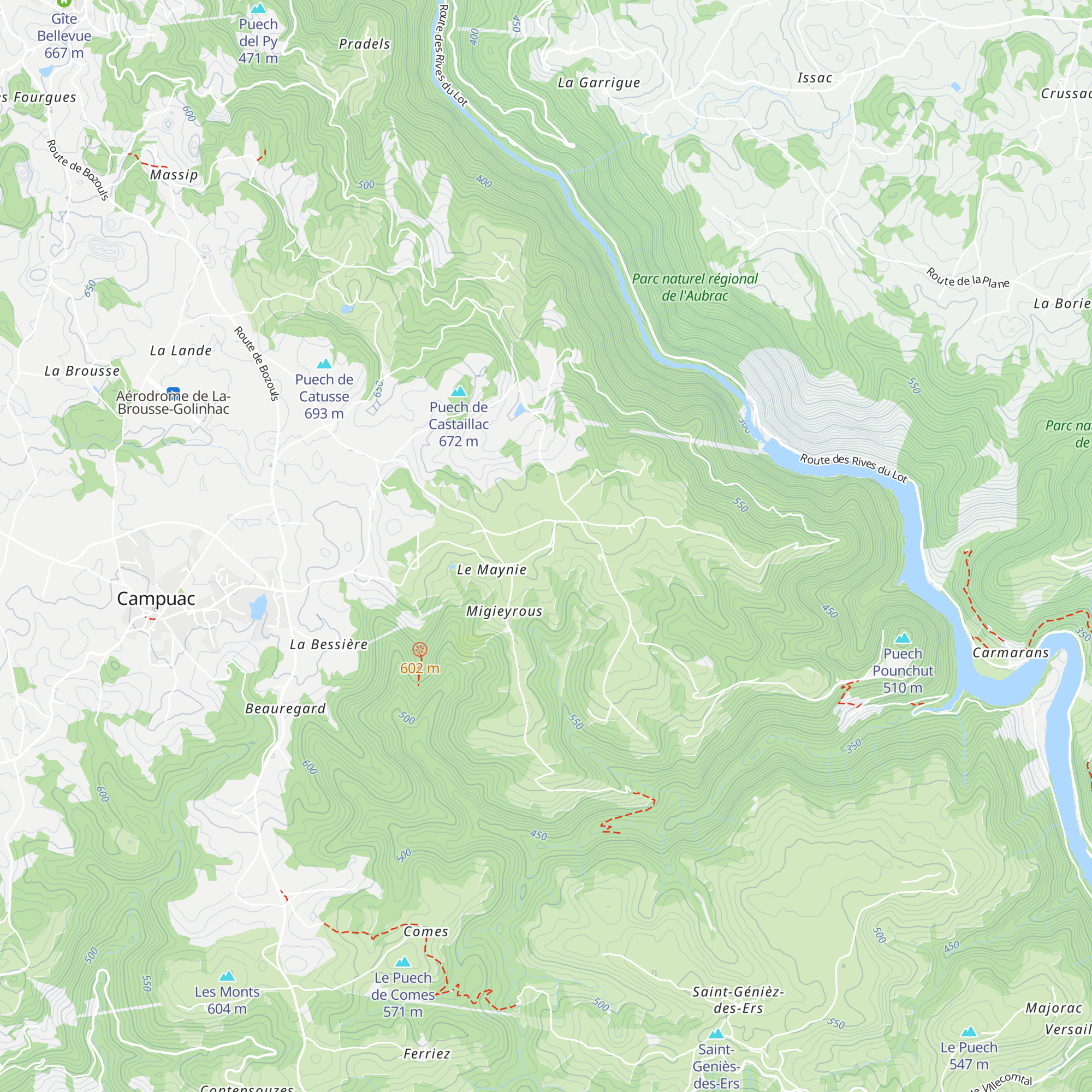 Gîte Lo Soulenquo map