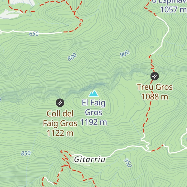 Map of El Faig Gros