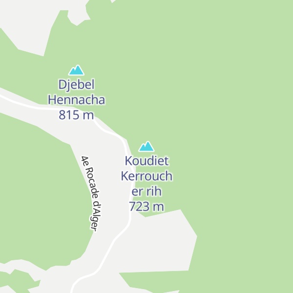 Map of Koudiet Kerrouch er rih