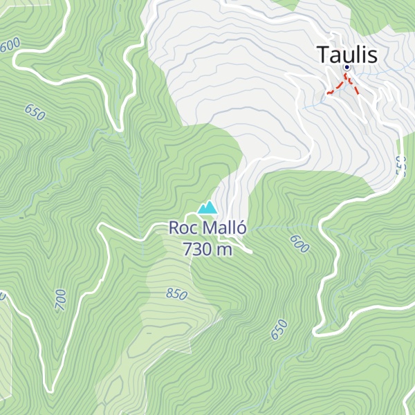 Map of Roc Malló