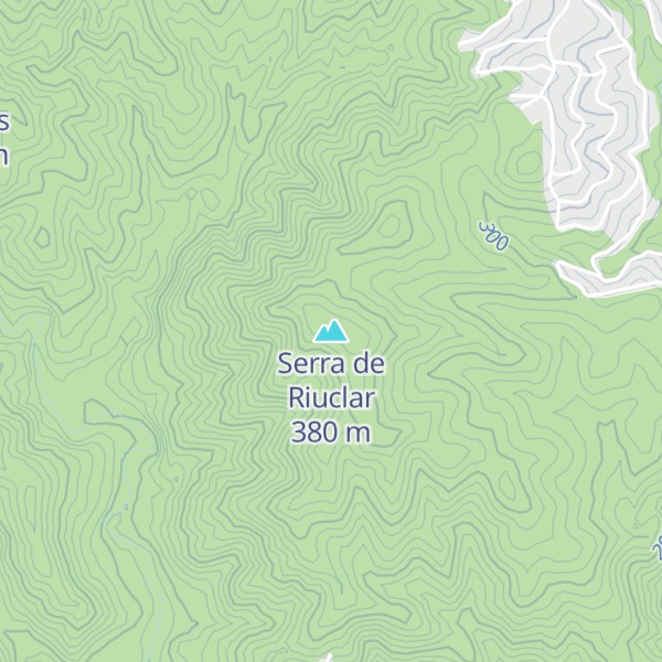 Map of Serra de Riuclar