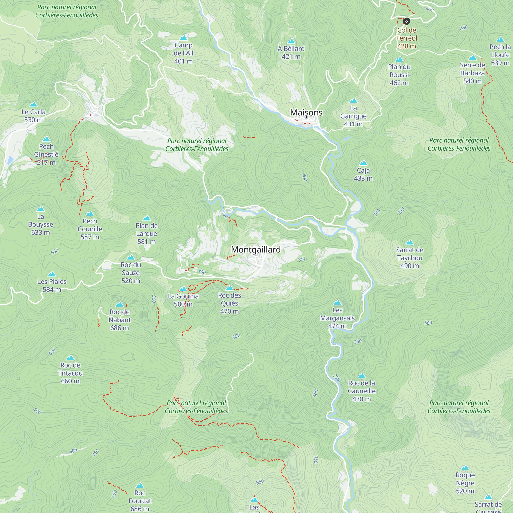 Gîte Cécile map