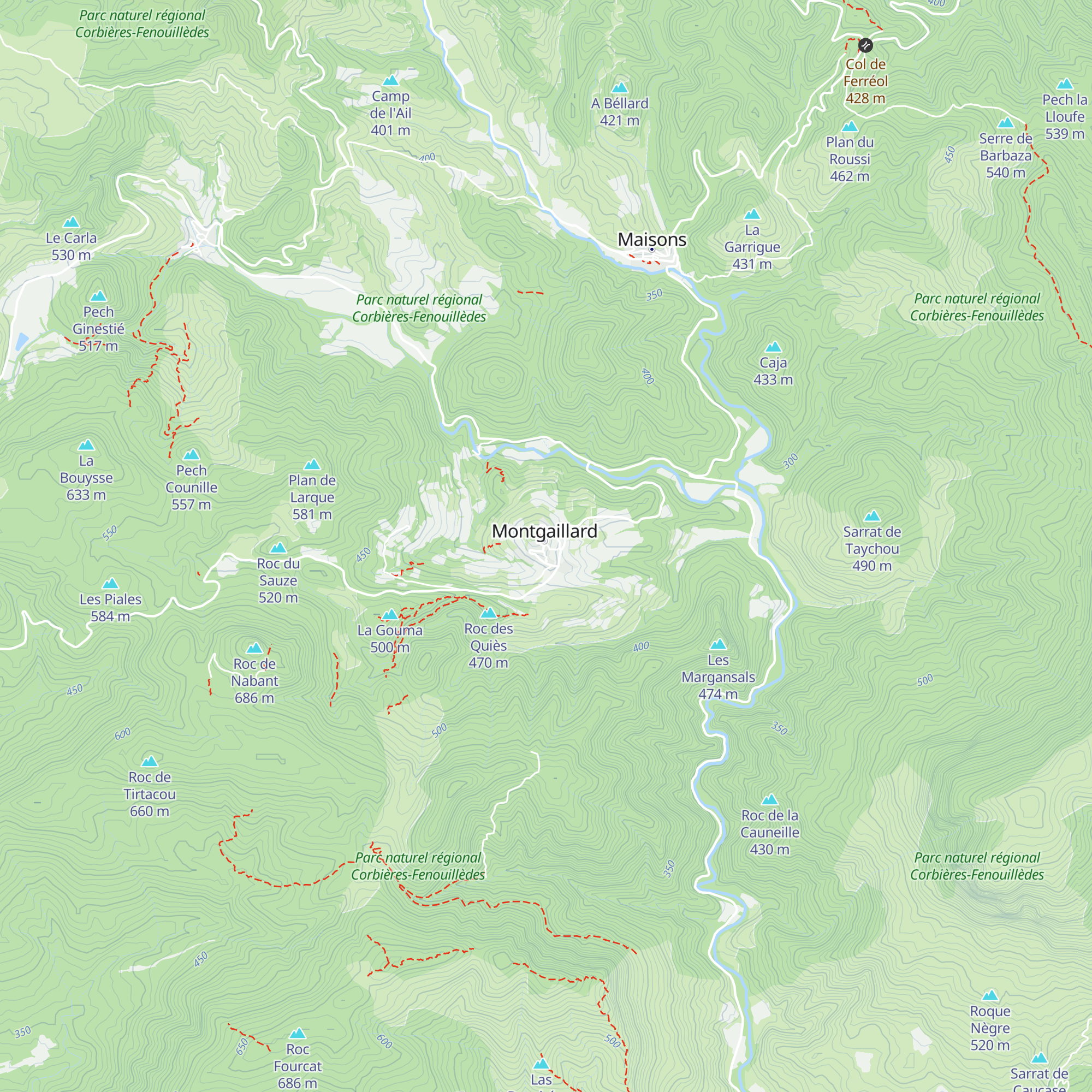 Gîte Cécile map