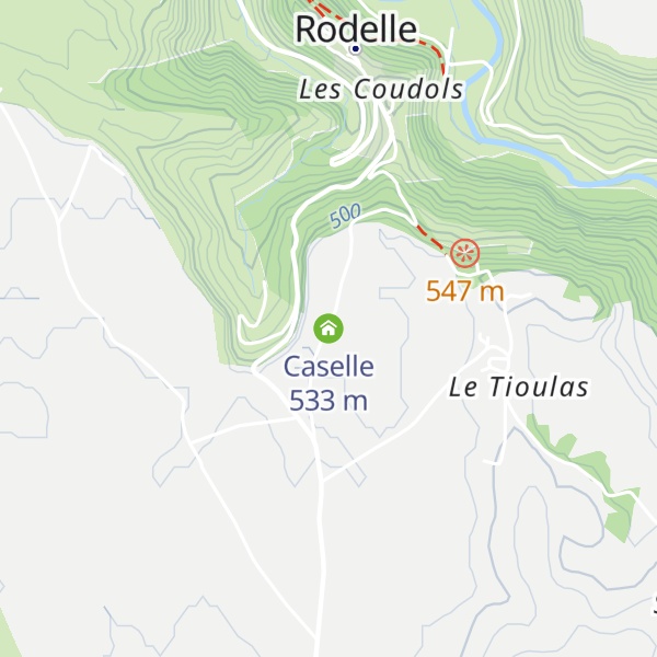 Map of Caselle