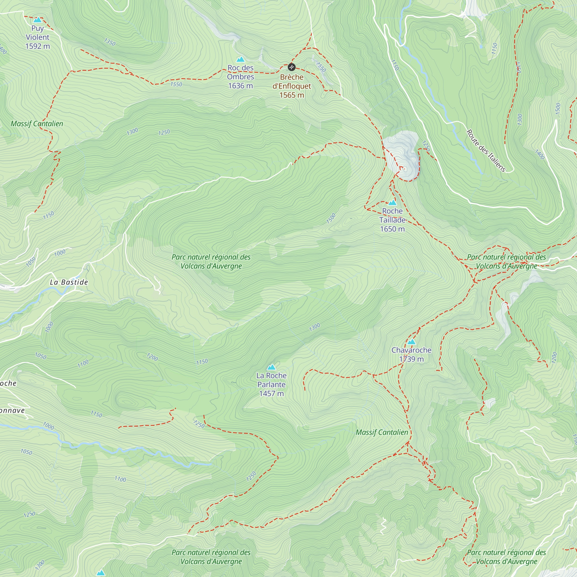 Buron du Rauffet map