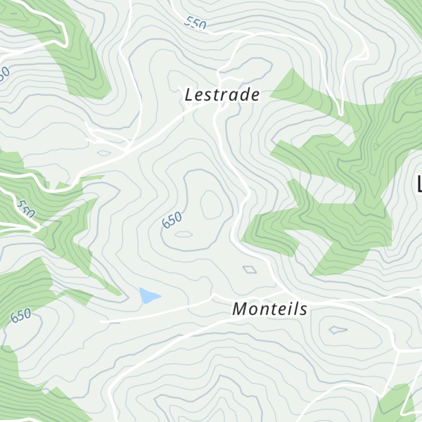 Map of Sommet de la Borie d'Alricie