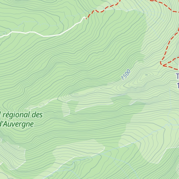 Map of Puy d'Orset