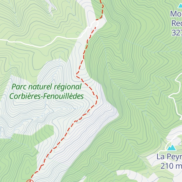 Map of Roc de l'Aigle