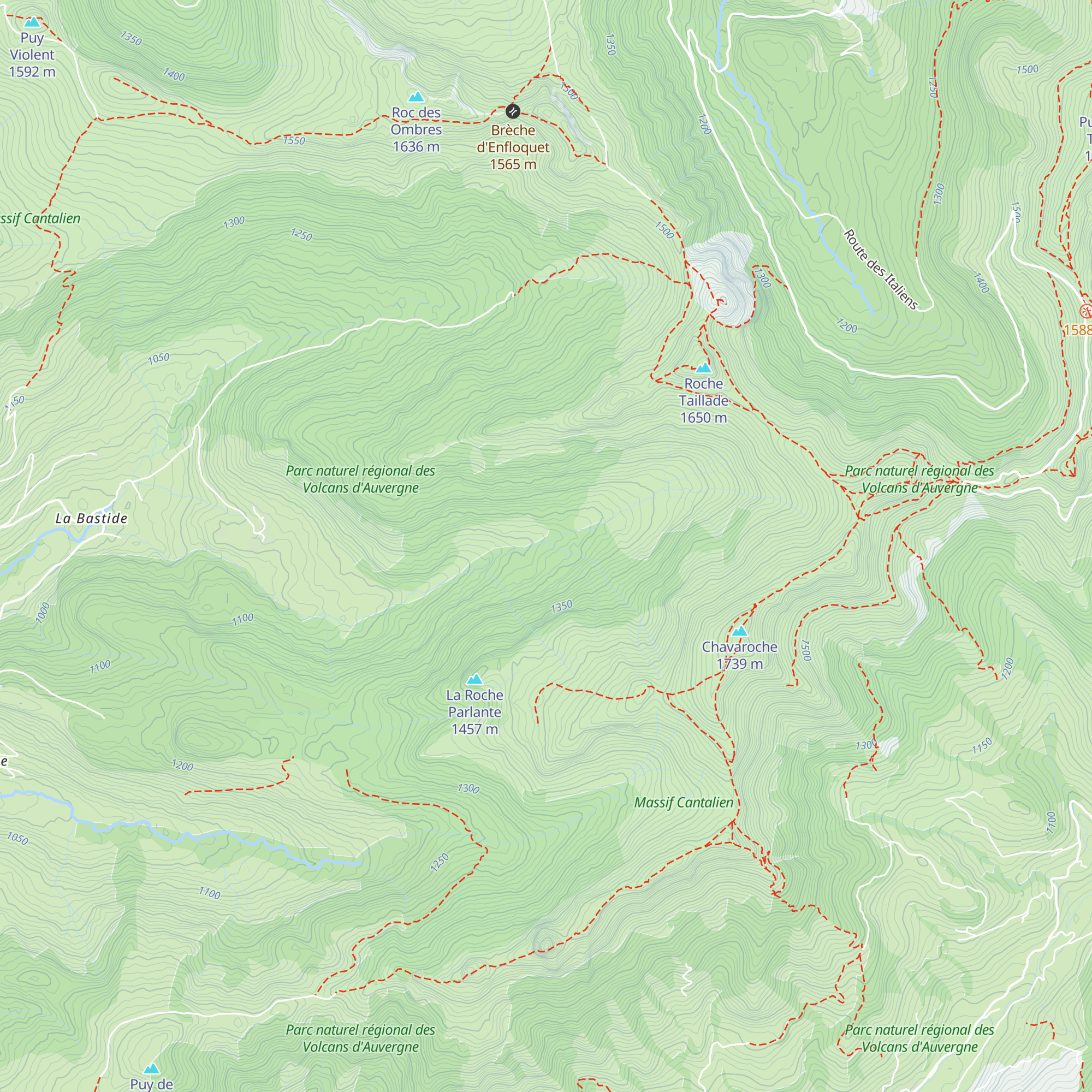 Cabane de Saint-Euf map