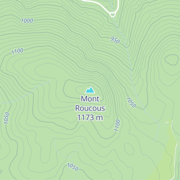 Map of Mont Roucous