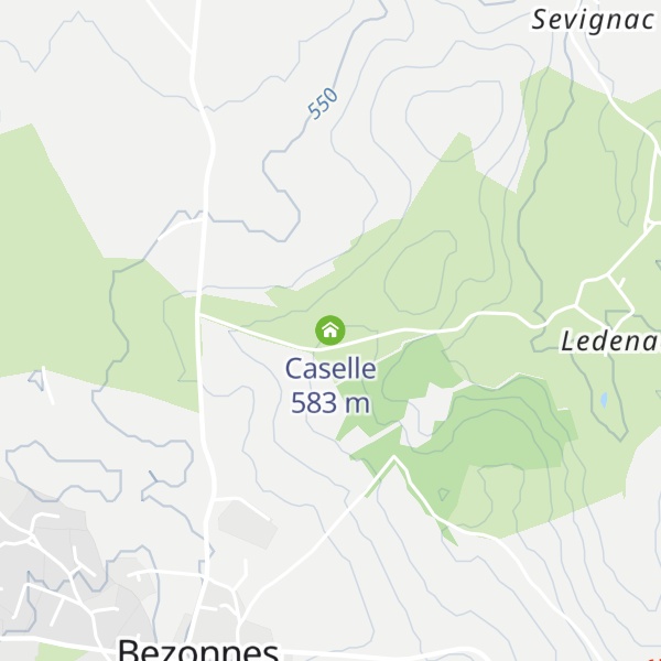Map of Caselle