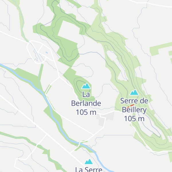 Map of La Berlande
