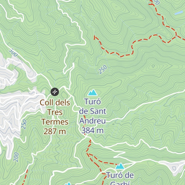 Map of Turó de Sant Andreu