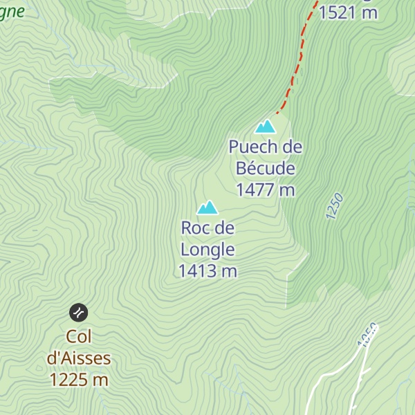 Map of Roc de Longle