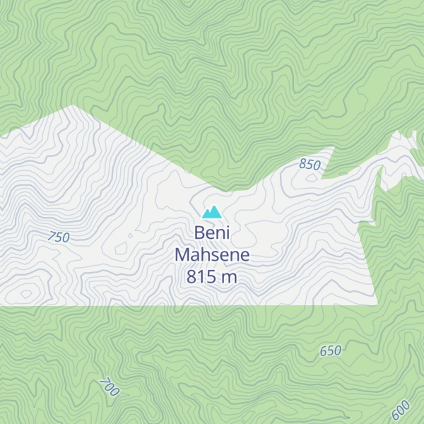 Map of Beni Mahsene