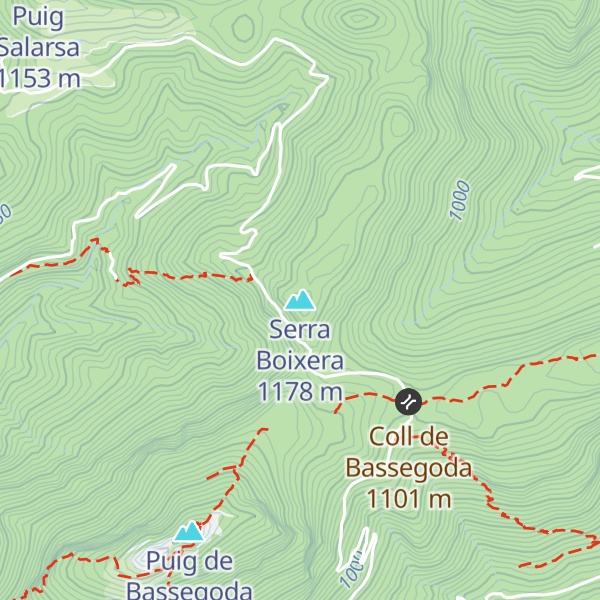 Map of Serra Boixera