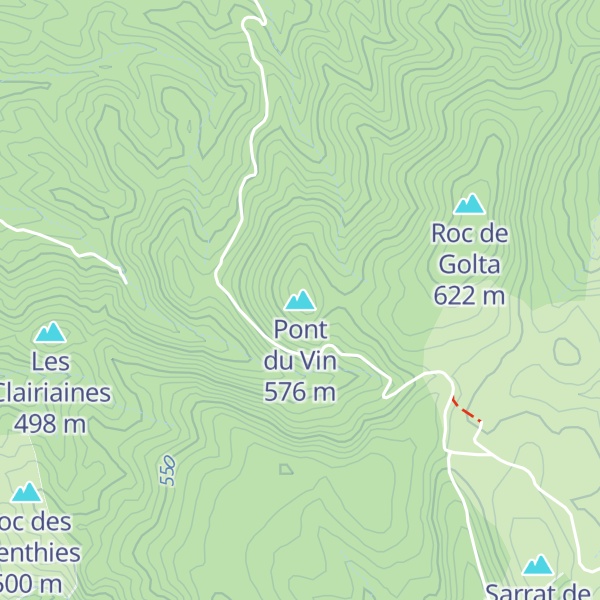 Map of Pont du Vin