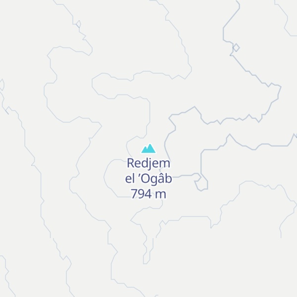 Map of Redjem el ’Ogâb