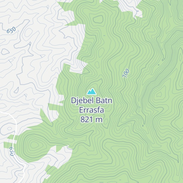 Map of Djebel Batn Errasfa