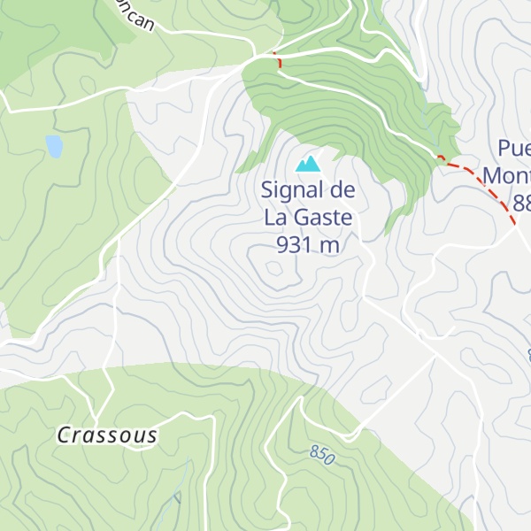 Map of Puech du Vitarel