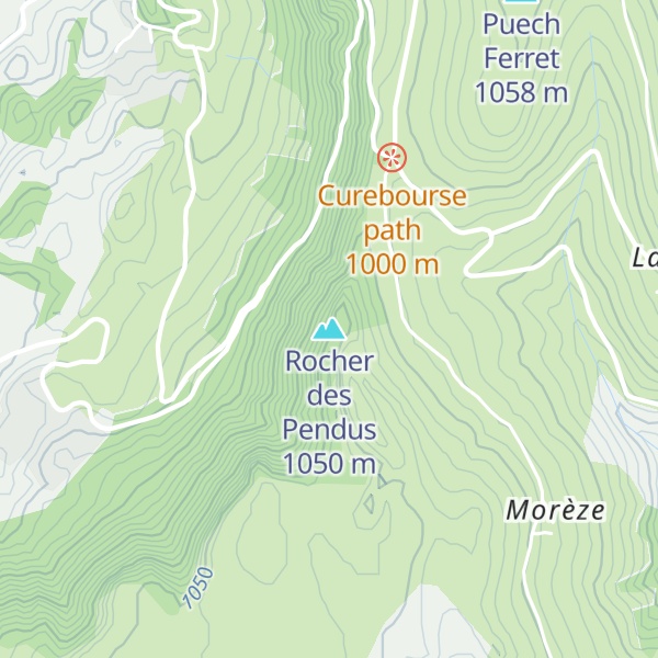 Map of Rocher des Pendus