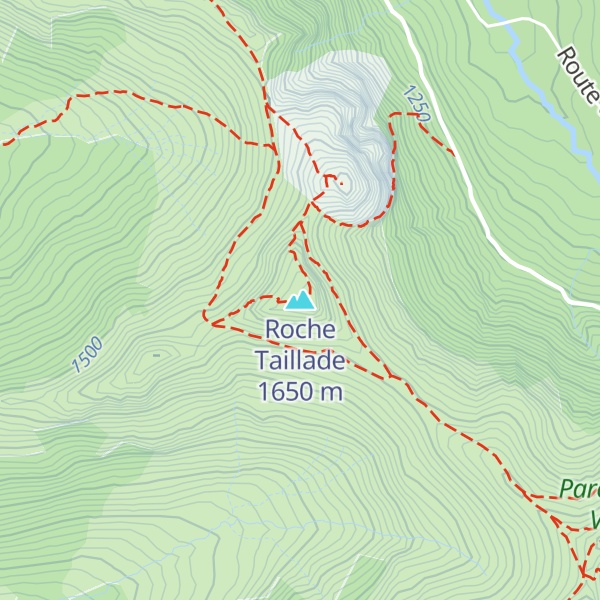 Map of Roche Taillade