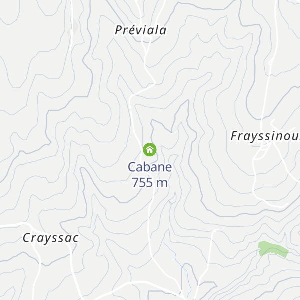 Map of Cabane