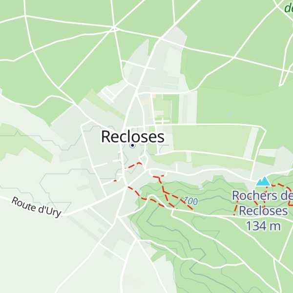 Map of Gîtes des Jonquilles