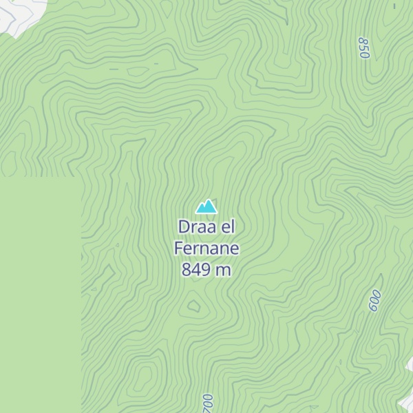 Map of Draa el Fernane
