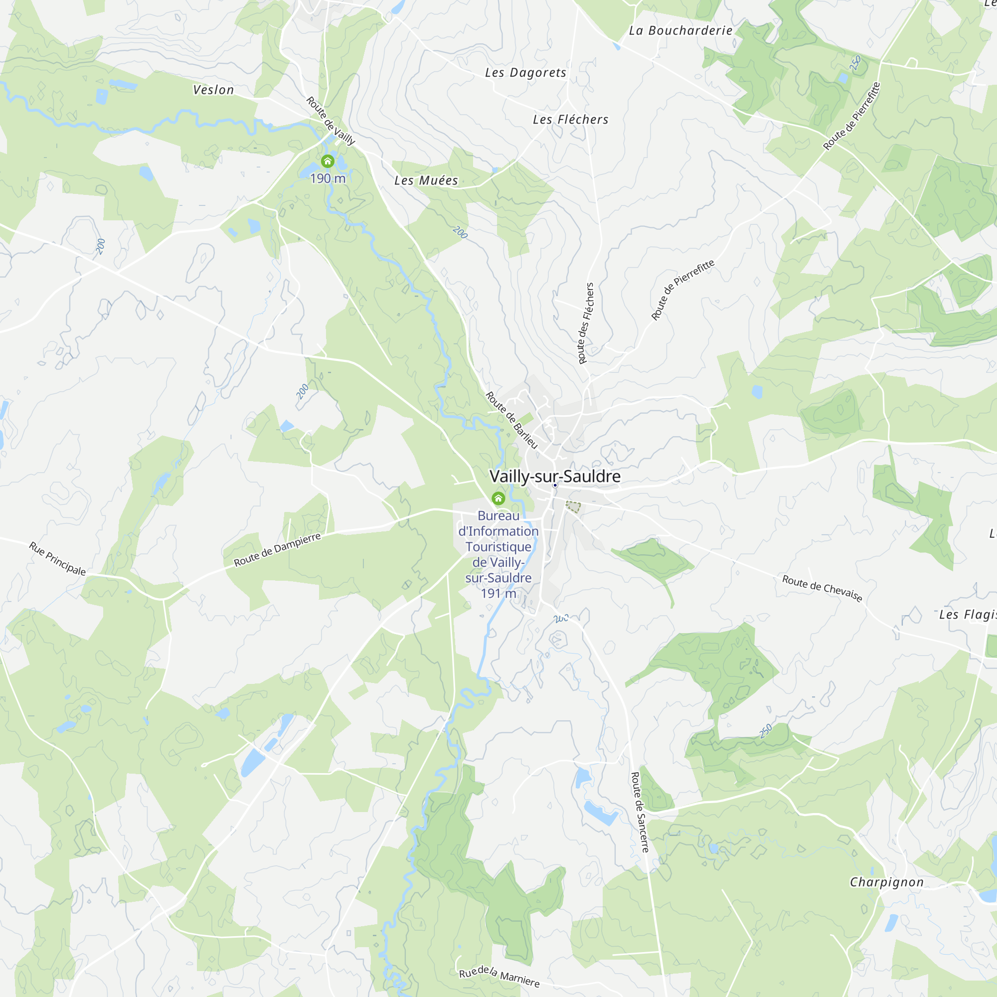 Bureau d'Information Touristique de Vailly-sur-Sauldre map