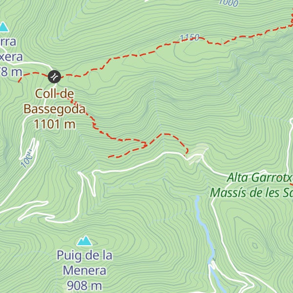 Map of Refugi de Bassegoda – Can Galan