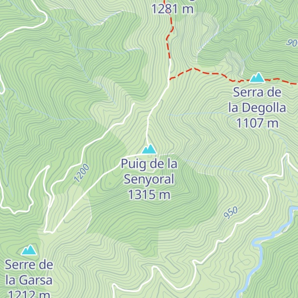 Map of Puig de la Senyoral