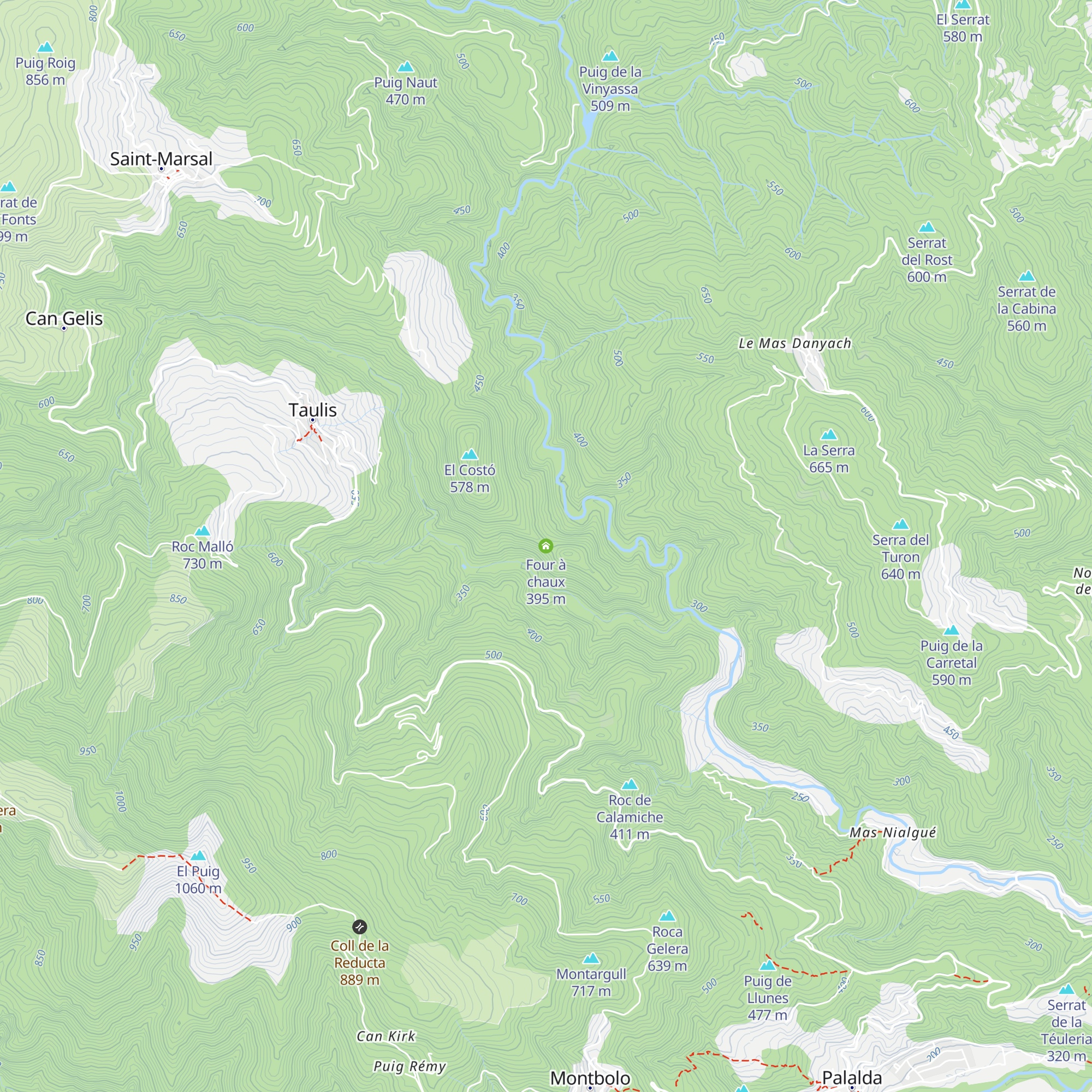 Four à chaux map