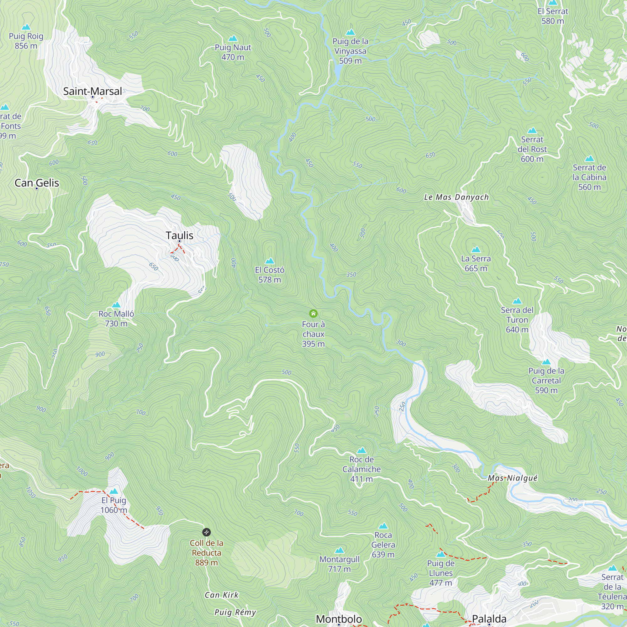 Four à chaux map
